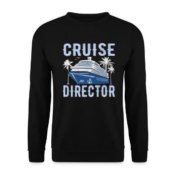 Kreuzfahrt Kreuzfahrtdirektor Directeur de croisière - Sweat-shirt Unisexe - noir - Devant - Alina (178cm) & Michal (187cm)
