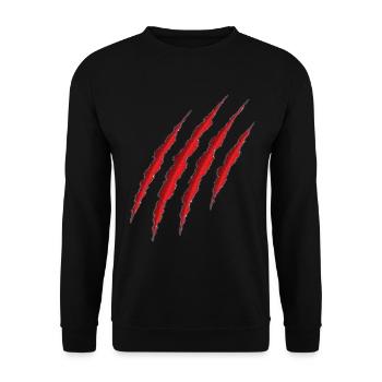 La griffe rouge - Sweat-shirt Unisexe - noir - Devant - Alina (178cm) & Michal (187cm)