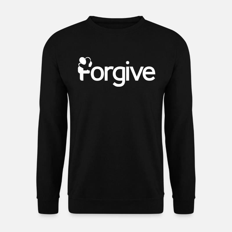 Forgive - Vergebung - Unisex Pullover - Schwarz