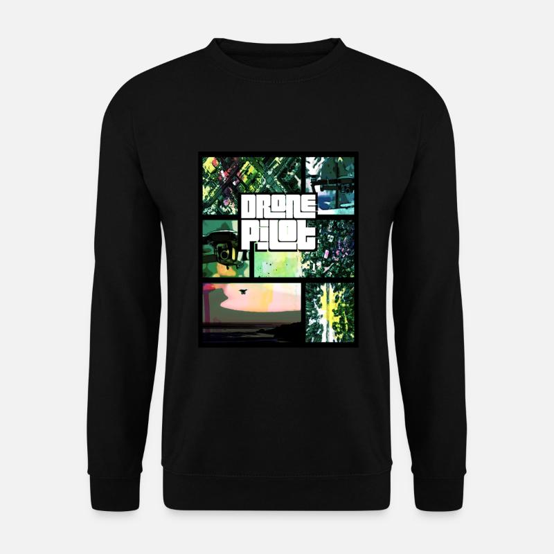 Drone Pilot Quadrocopter Flieger Pro - Unisex Sweatshirt - black
