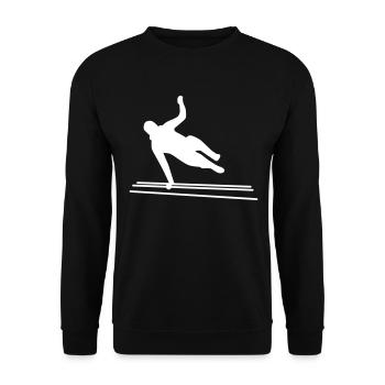 Parkour - Sweat-shirt Unisexe - noir - Devant - Alina (178cm) & Michal (187cm)