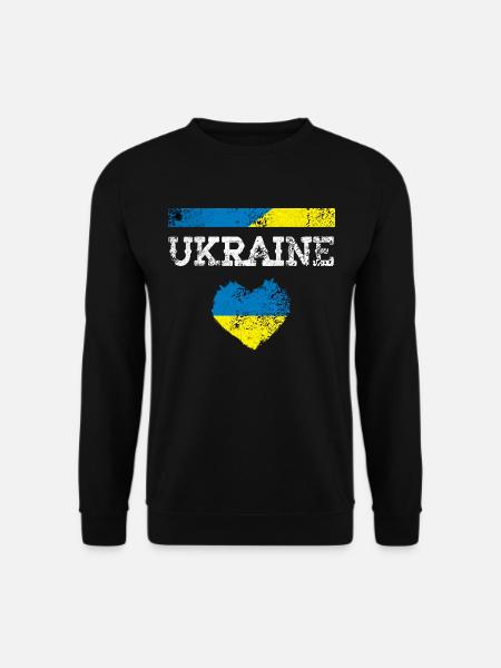 Ukraine - Unisex Pullover - Schwarz