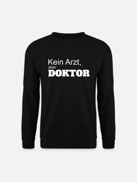 Promotion Doktor Titel Student Studentin Uni - Unisex Pullover - Schwarz