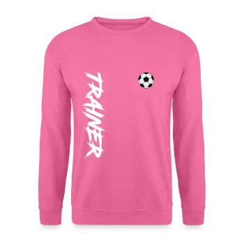 Fussballtrainer, Trainer, Fussball - Unisex Pullover - Pink - Vorne