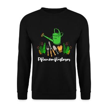 Jardinier Jardinier jardinier jardinier amateur - Sweat-shirt Unisexe - noir - Devant - Alina (178cm) & Michal (187cm)