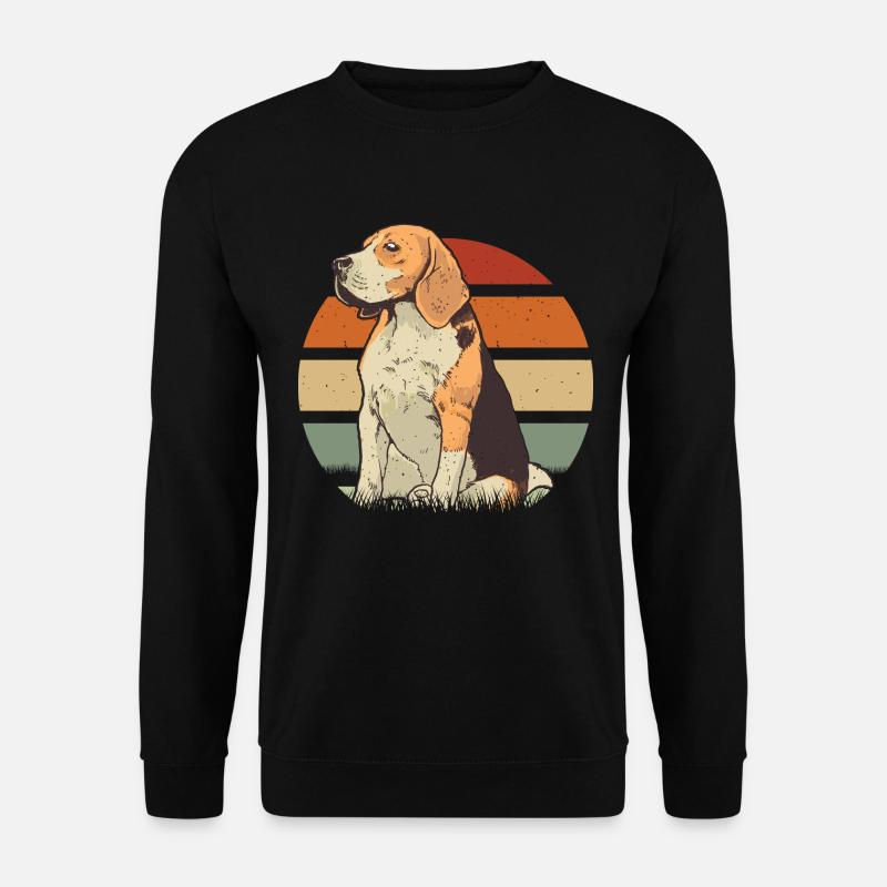 Beagle Dessin Beagle Chien - Sweat-shirt Unisexe - noir