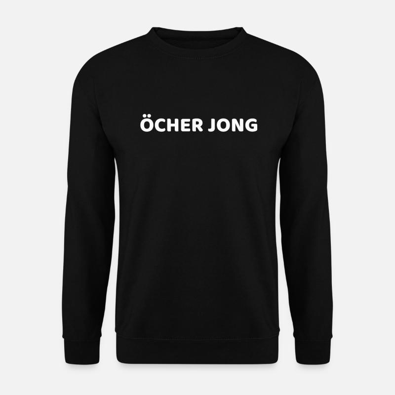 Aachen boy - Öcher Jong - Unisex Sweatshirt - black