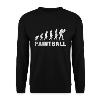 Evolution Paintball 2.0 - Paintball T-Shirt - Unisex Pullover - Schwarz - Vorne - Alina (178cm) & Michal (187cm)