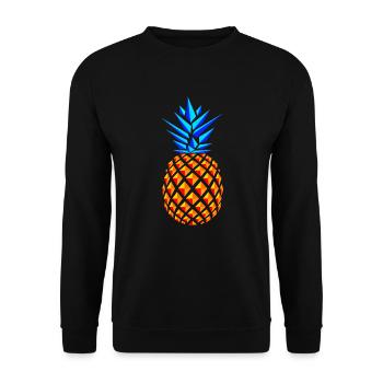 ANANAS TENDANCE - Sweat-shirt Unisexe - noir - Devant - Alina (178cm) & Michal (187cm)