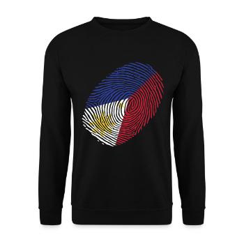 Philippinen - Unisex Pullover - Schwarz - Vorne - Alina (178cm) & Michal (187cm)
