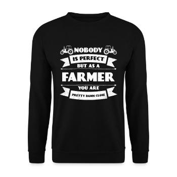 Parfait agriculteur agriculteur récolte de tracteur agricole - Sweat-shirt Unisexe - noir - Devant - Alina (178cm) & Michal (187cm)