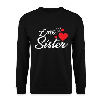 Frères et sœurs petite soeur - Sweat-shirt Unisexe - noir - Devant - Alina (178cm) & Michal (187cm)
