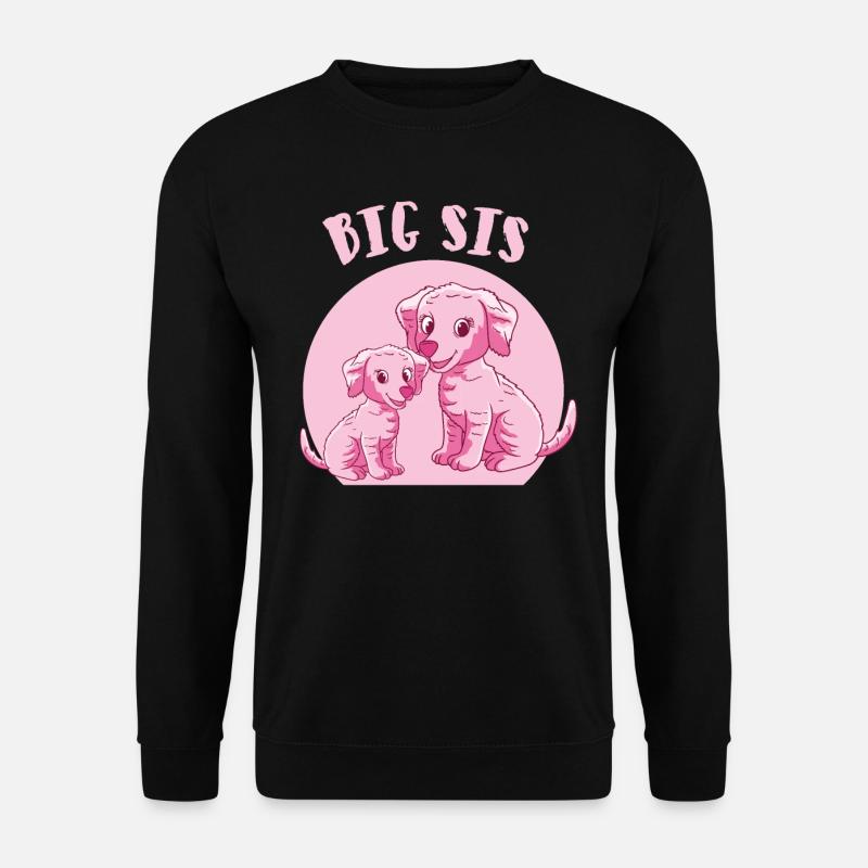 big sister dogs - Unisex Sweatshirt - black