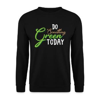 Climate and environment - Unisex Sweatshirt - black - Front - Alina (178cm) & Michal (187cm)