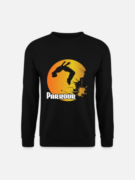 Parkour backflip - Unisex Sweatshirt - black