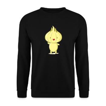 Tête d'oignon - Sweat-shirt Unisexe - noir - Devant - Alina (178cm) & Michal (187cm)