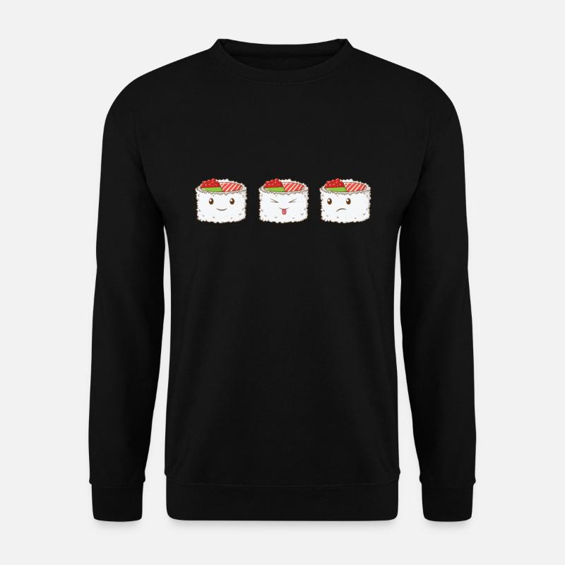 funny sushi rice - Unisex Sweatshirt - black