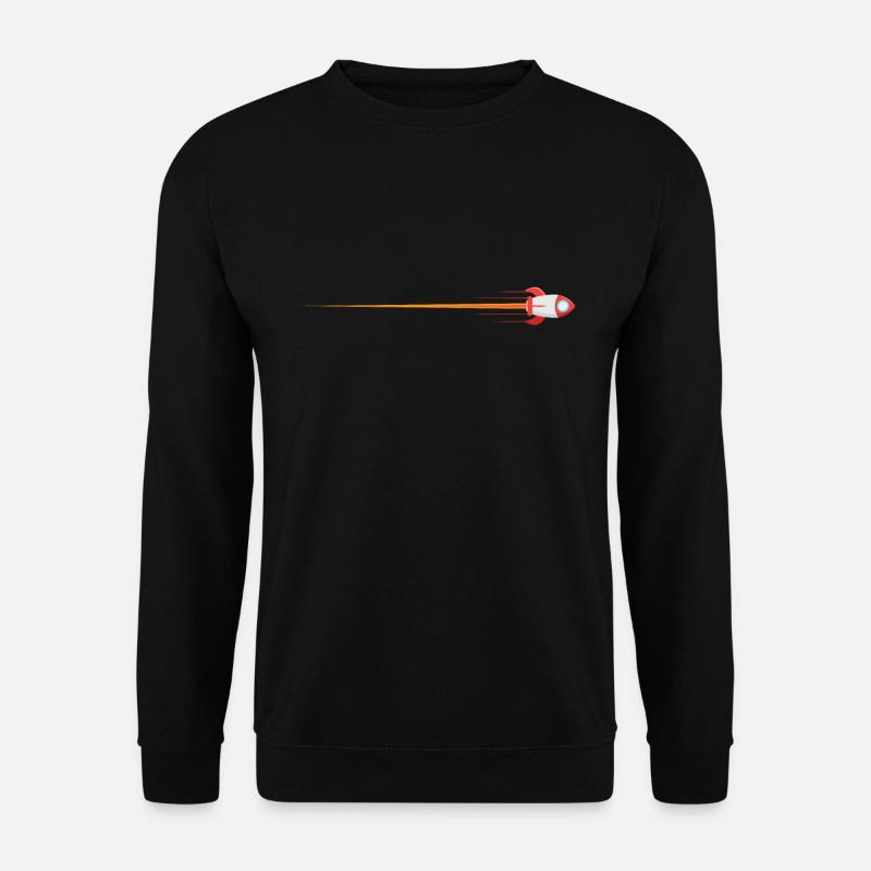 Rocket in space - Unisex Sweatshirt - black