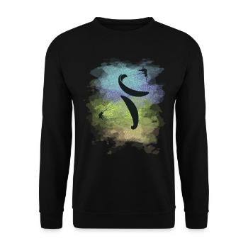 Paragliding & Paragliding - Unisex Sweatshirt - black - Front - Alina (178cm) & Michal (187cm)