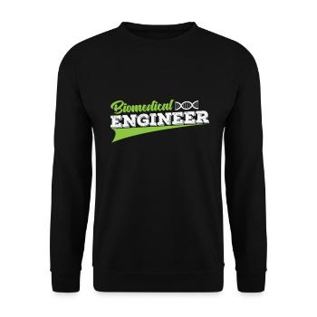 Ingénieur Ingénieur biomédical - Sweat-shirt Unisexe - noir - Devant - Alina (178cm) & Michal (187cm)