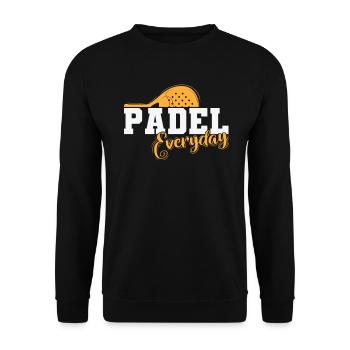 Padel Everyday Tennis Tennis Ballsport - Sweat-shirt Unisexe - noir - Devant - Alina (178cm) & Michal (187cm)
