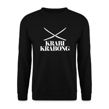 Krabi Krabong Épée croisée Thaïlande - Sweat-shirt Unisexe - noir - Devant - Alina (178cm) & Michal (187cm)