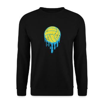 Water Polo Hobby Ball Sports Piscine aquatique - Sweat-shirt Unisexe - noir - Devant - Alina (178cm) & Michal (187cm)
