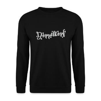 Kartenspiel Doppelkopf Damen und Buben - Unisex Pullover - Schwarz - Vorne - Alina (178cm) & Michal (187cm)