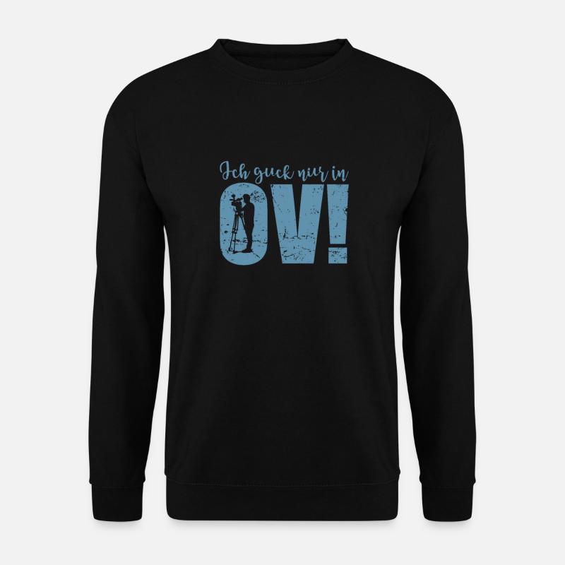 Ich gucke Filme und Serien nur in OV! - Unisex Pullover - Schwarz