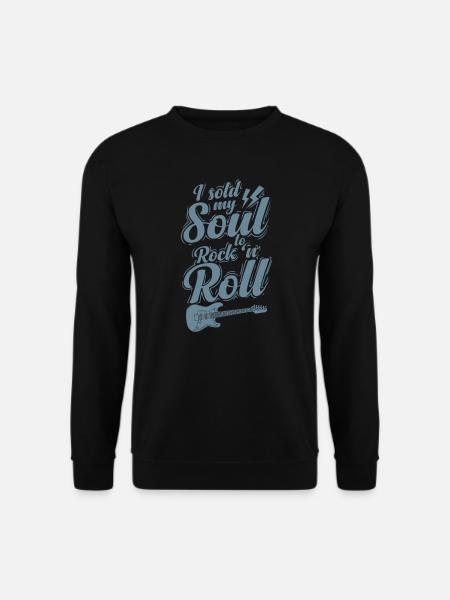 I sold my Soul to Rock `n Roll Musik Genre - Unisex Pullover - Schwarz