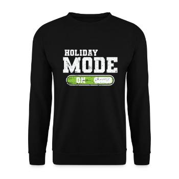 Mode vacances sur Vacances Loisirs Vacances - Sweat-shirt Unisexe - noir - Devant - Alina (178cm) & Michal (187cm)