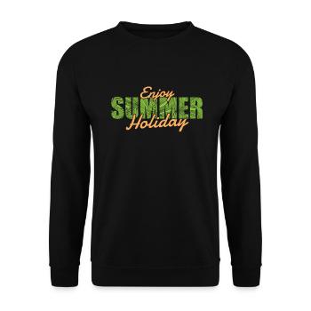 Profitez des vacances d’été Vacances Loisirs - Sweat-shirt Unisexe - noir - Devant - Alina (178cm) & Michal (187cm)