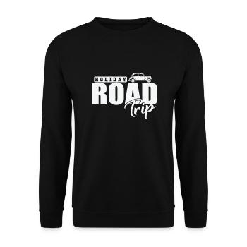 Vacances Road Trip Vacances Loisirs Vacances - Sweat-shirt Unisexe - noir - Devant - Alina (178cm) & Michal (187cm)