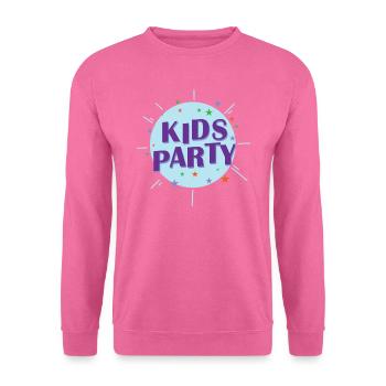 Kids Party Party Dance Music Friends - Sweat-shirt Unisexe - rose - Devant