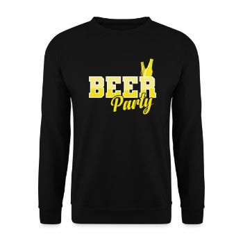 Célébrations de la fête de la bière Danse Musique Buddies - Sweat-shirt Unisexe - noir - Devant - Alina (178cm) & Michal (187cm)