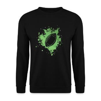 American Football Sport Amerika USA - Unisex Pullover - Schwarz - Vorne - Alina (178cm) & Michal (187cm)