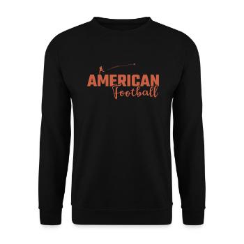 American Football USA Kick Sport USA - Unisex Pullover - Schwarz - Vorne - Alina (178cm) & Michal (187cm)