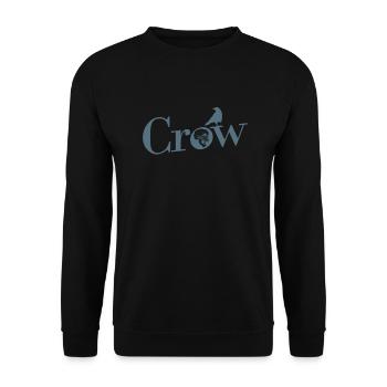Crow Crow Animal Bird Environment and Nature - Unisex Sweatshirt - black - Front - Alina (178cm) & Michal (187cm)