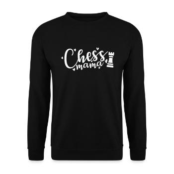 Jeu de société Chess Mama Chess Casse-tête - Sweat-shirt Unisexe - noir - Devant - Alina (178cm) & Michal (187cm)
