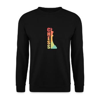 Jeu de plateau Chess King Chess Casse-tête - Sweat-shirt Unisexe - noir - Devant - Alina (178cm) & Michal (187cm)