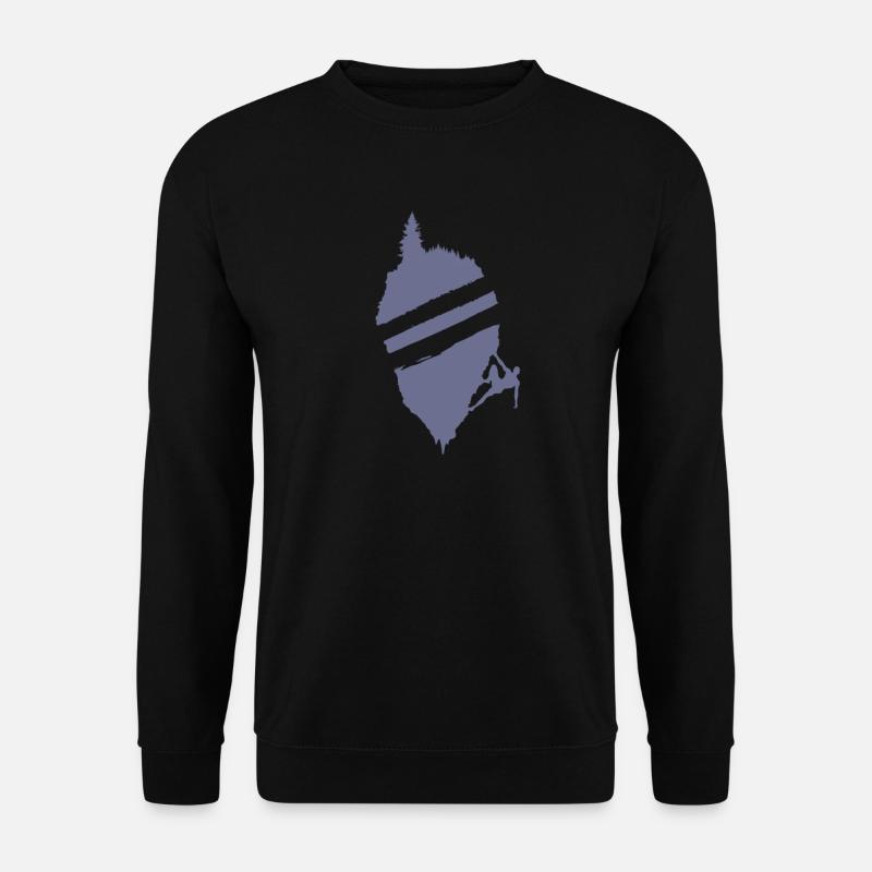 Bouldering Mountains Hobby Climbing Power - Unisex Sweatshirt - black