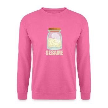 Sesame Gewürz Geschmack Essen Kochen - Unisex Pullover - Pink - Vorne
