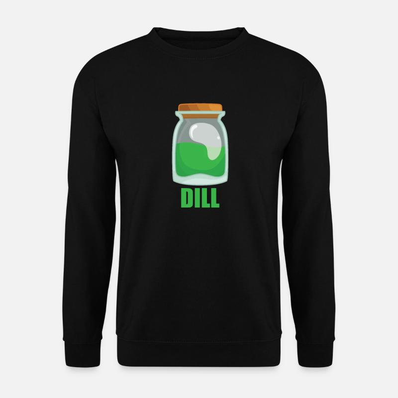 Dill Gewürz Geschmack Essen Kochen - Unisex Pullover - Schwarz