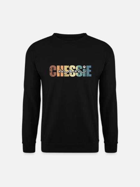 Chessie Mom Chesapeake Bay Retriever Hund - Unisex Pullover - Schwarz