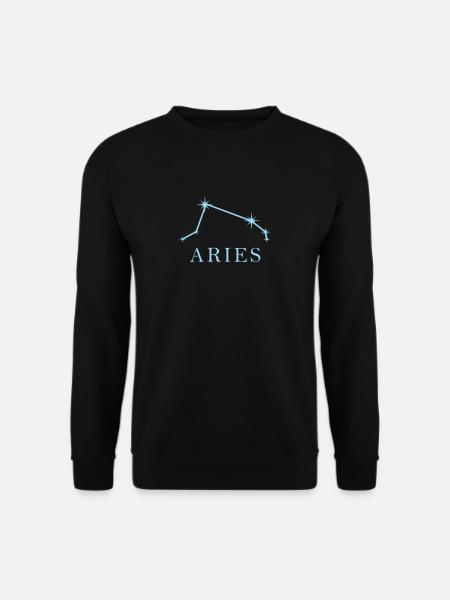 Sternkonstellation Sternzeichen Widder - Unisex Pullover - Schwarz