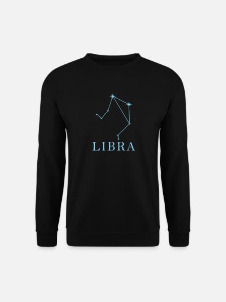 Sternkonstellation Sternzeichen Libra - Unisex Pullover - Schwarz