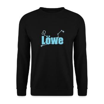 Leo Zodiac sign Leo constellation - Unisex Sweatshirt - black - Front - Alina (178cm) & Michal (187cm)