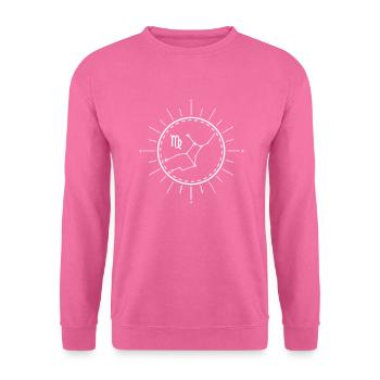 Sternzeichen Jungfrau Sternkonstellation - Unisex Pullover - Pink - Vorne