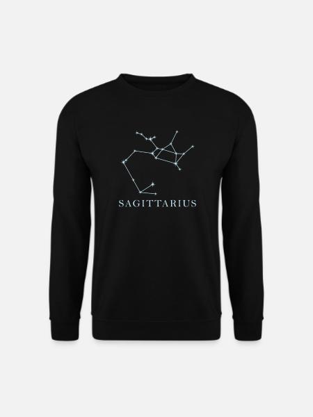 Sternkonstellation Sternzeichen Schütze - Unisex Pullover - Schwarz