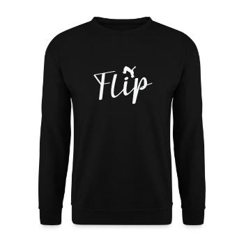 Flip Parkour Fitness Sport Training PK - Unisex Sweatshirt - black - Front - Alina (178cm) & Michal (187cm)
